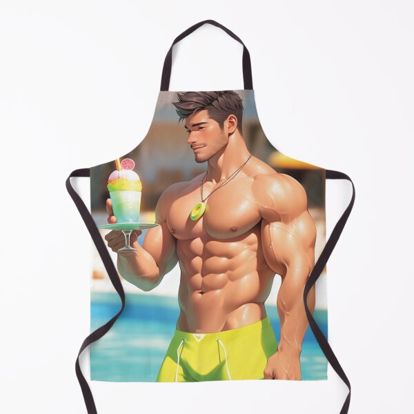 Item preview, Samson! Again, Hunky boy eating an ice cream at the pool. designed and sold by ElliotMus.