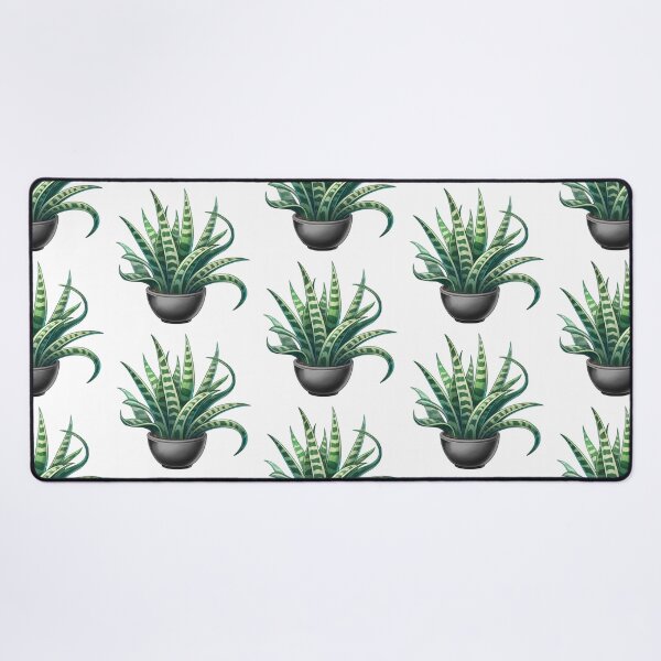 Item preview, Black Potted Snakeplant - Cute Cartoon Potted Houseplant Painting designed and sold by Star-Fragment.