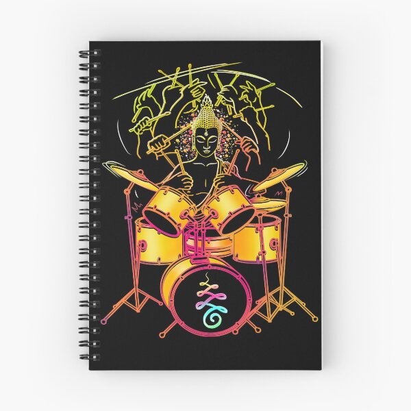 Item preview, Neon Nirvana - Drummer Buddha  designed and sold by Roysdisturbia.