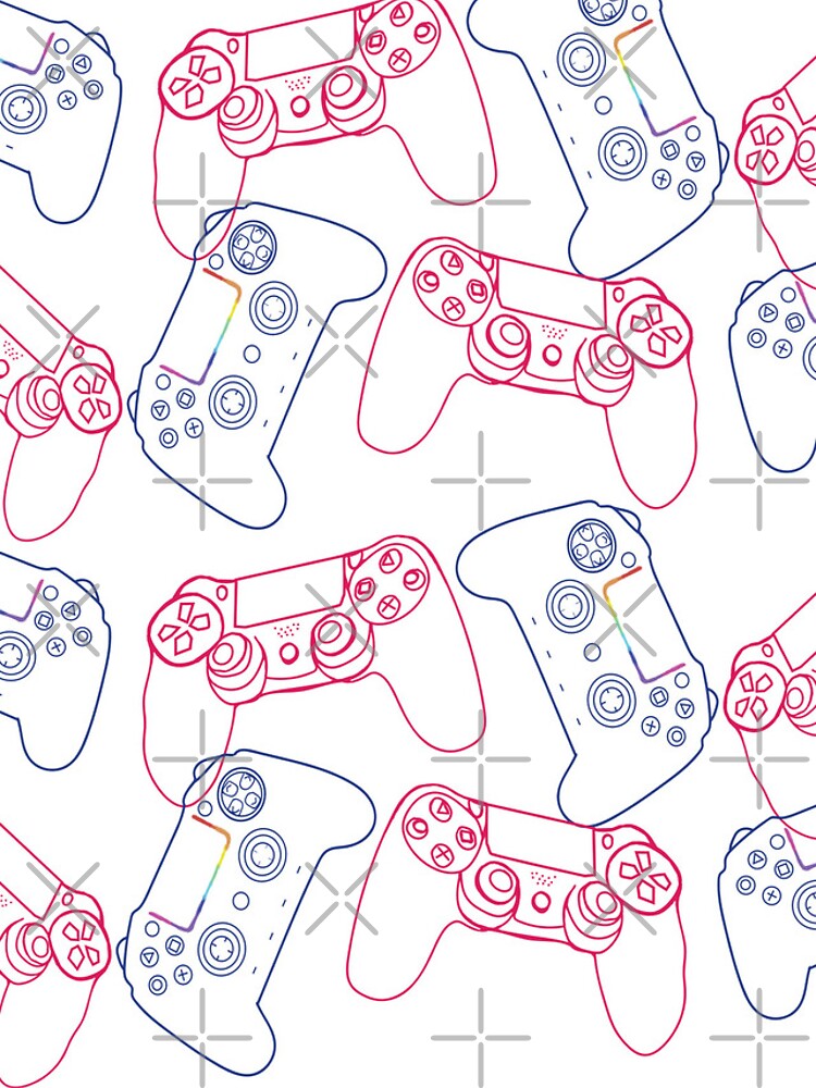 Thumbnail 4 of 4, iPhone Case, Controllers Pattern designed and sold by Manitarka.