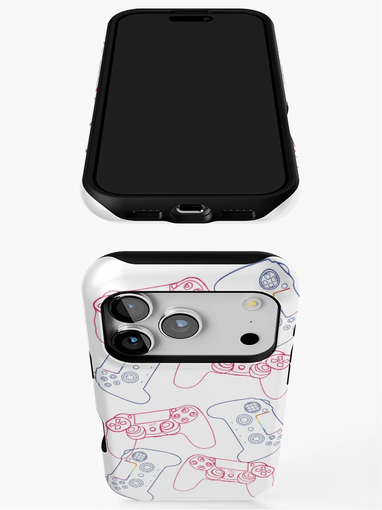Thumbnail 3 of 4, iPhone Case, Controllers Pattern designed and sold by Manitarka.