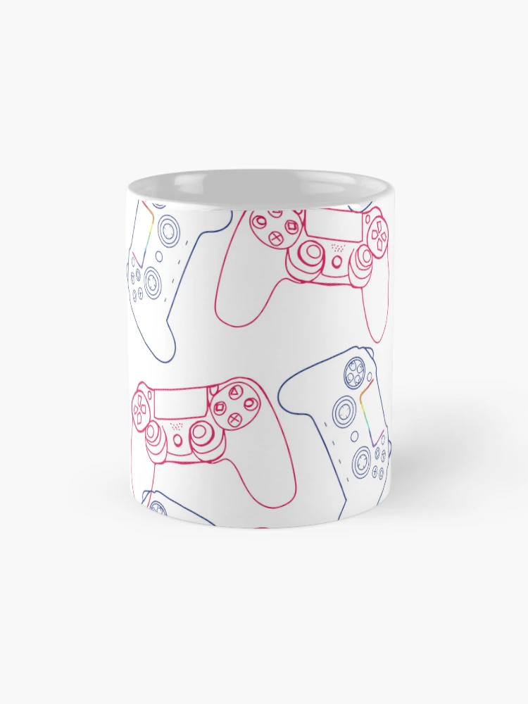 Thumbnail 4 of 6, Coffee Mug, Controllers Pattern designed and sold by Manitarka.