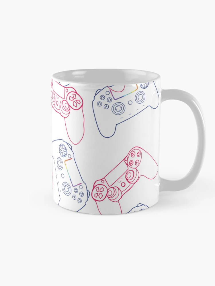 Thumbnail 3 of 6, Coffee Mug, Controllers Pattern designed and sold by Manitarka.