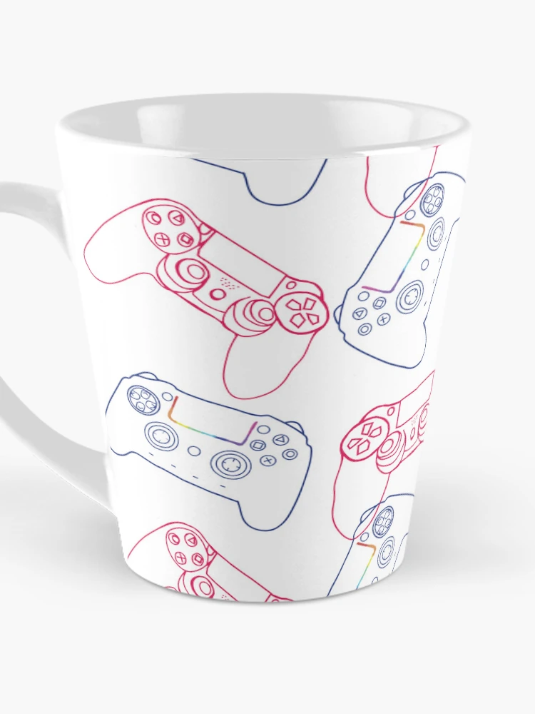 Thumbnail 3 of 4, Coffee Mug, Controllers Pattern designed and sold by Manitarka.