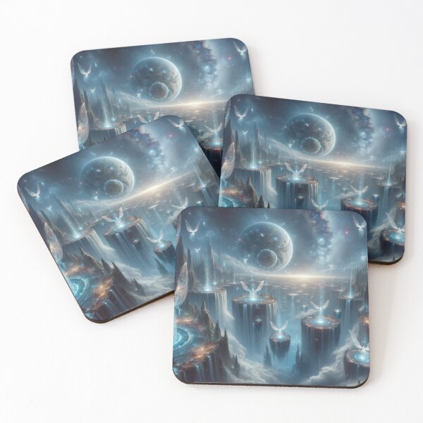Item preview, Galactic Ballet of Light - Ethereal Celestial Beings designed and sold by Newpixelland.