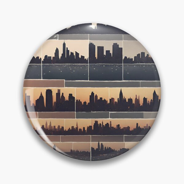 Item preview, New York sunset silhouettes designed and sold by omryknn.