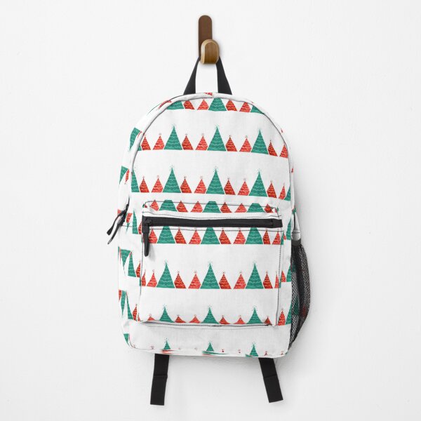 Item preview, Red and green watercolor Christmas trees designed and sold by Home Cyn Home.