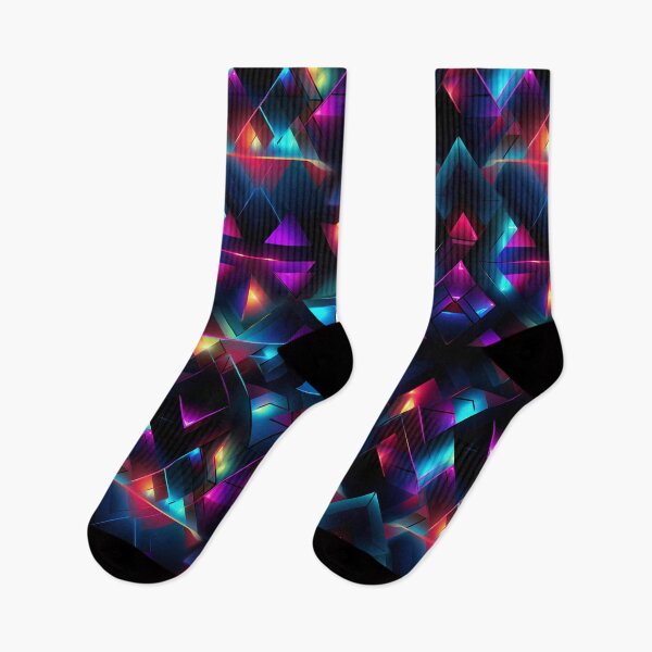 Item preview, Synthwave Nightscape: Pulsating Neon Geometric Kaleidoscope designed and sold by polonuim210.