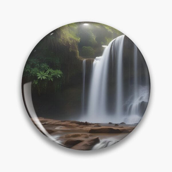 Item preview, CASCADING WATERFALL designed and sold by PIGCASSOSAIART.