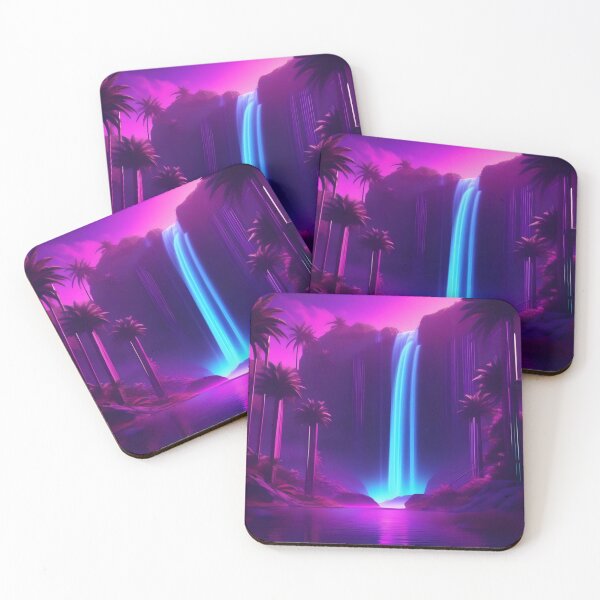 Item preview, NEON WATERFALL designed and sold by PIGCASSOSAIART.