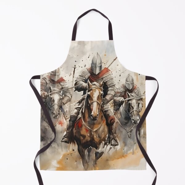 Item preview, stunning watercolor medieval knights designed and sold by dcrc.