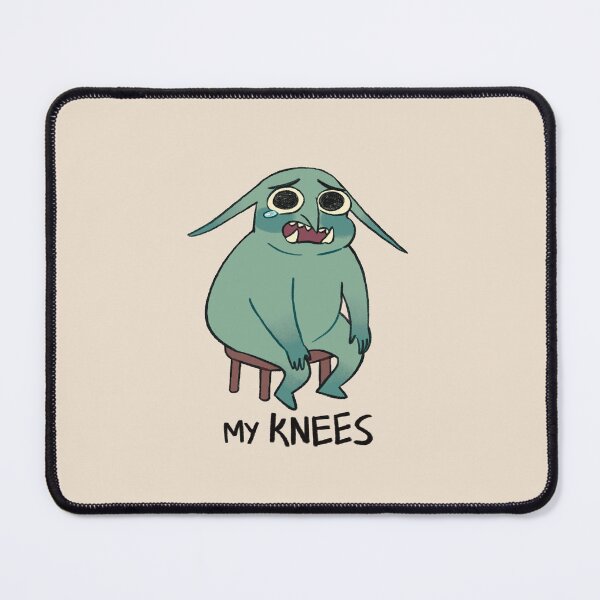 Item preview, Knee Pain Goblin designed and sold by Lilaeleaf.