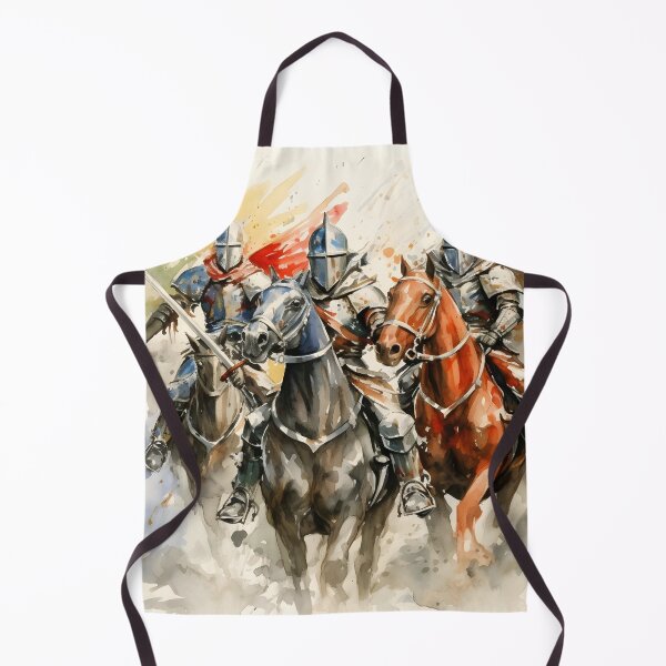 Item preview, stunning watercolor medieval knights designed and sold by dcrc.