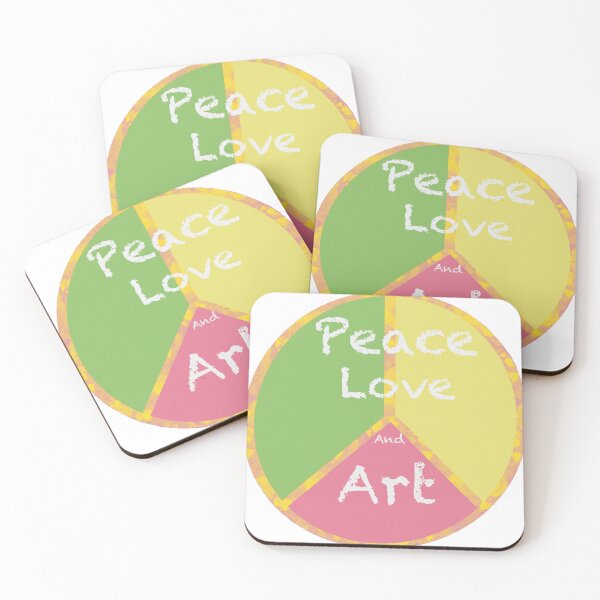 Item preview, Peace, love, and Art designed and sold by K Mussack.
