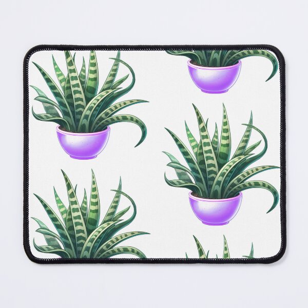 Item preview, Purple Potted Snakeplant - Fantasy Indoor Plant Painting designed and sold by Star-Fragment.