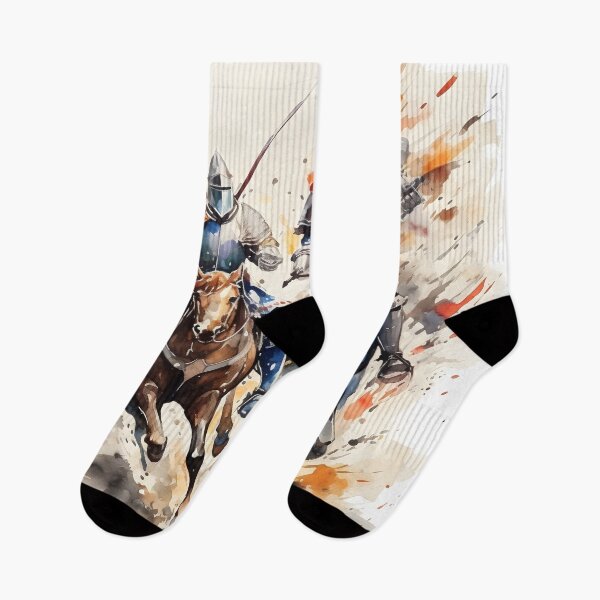 Item preview, stunning watercolor medieval knights designed and sold by dcrc.