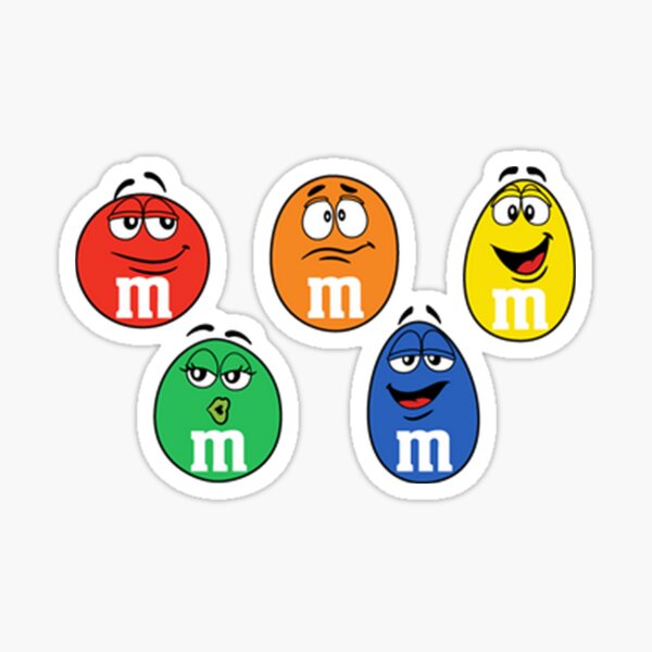 M&M DECAL / STICKER 25