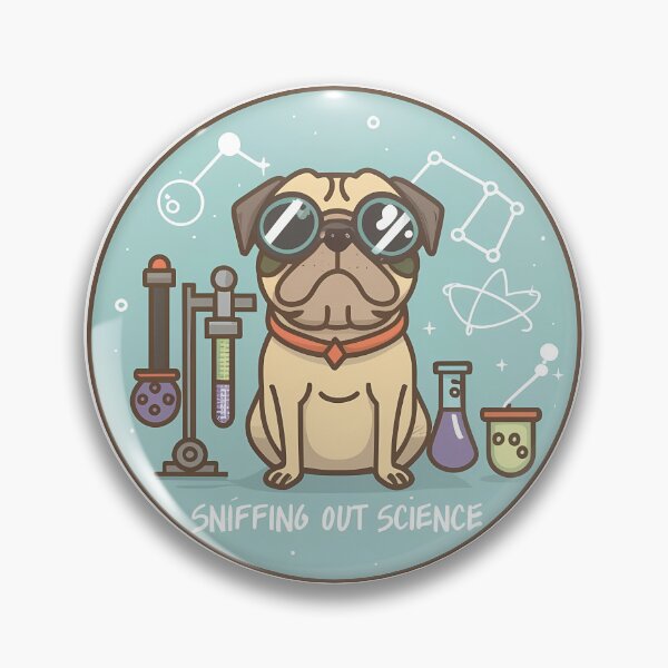 Item preview, Pug Professor: Chemistry Whiz designed and sold by M. Altay Acik.