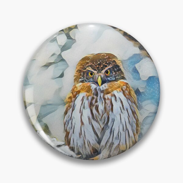 Item preview, Eurasian Pygmy Owl In Winter designed and sold by Heathermarie321.