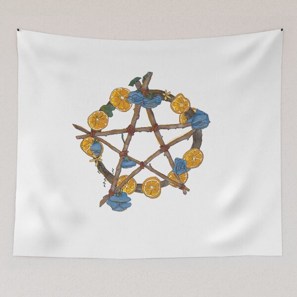 Item preview, Yuletide Wreath with Oranges and Flowers  designed and sold by TLKauthor.