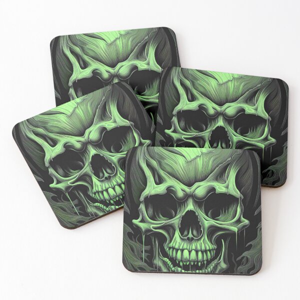 Item preview, Melting Skull designed and sold by 3hornCreations.