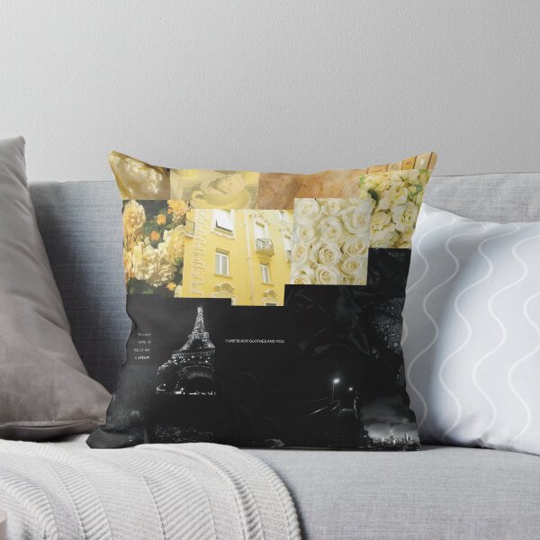 Item preview, pastel yellow + black collage designed and sold by hales3204.