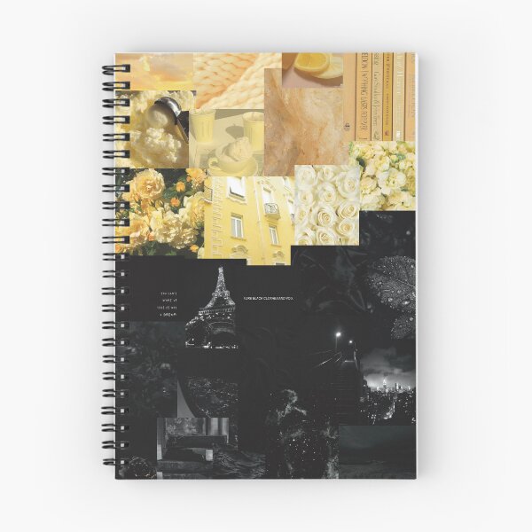 Item preview, pastel yellow + black collage designed and sold by hales3204.