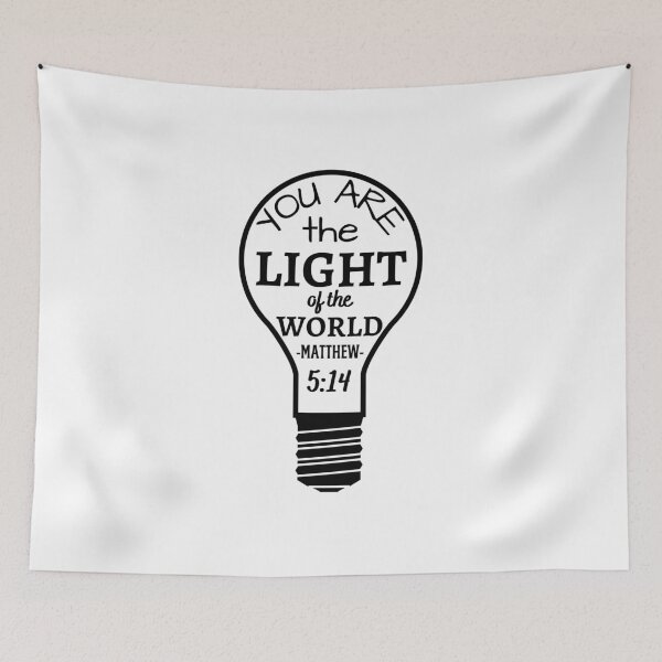 Item preview, You are the light of the world, Matthew 5:14 designed and sold by Niks-Shop.
