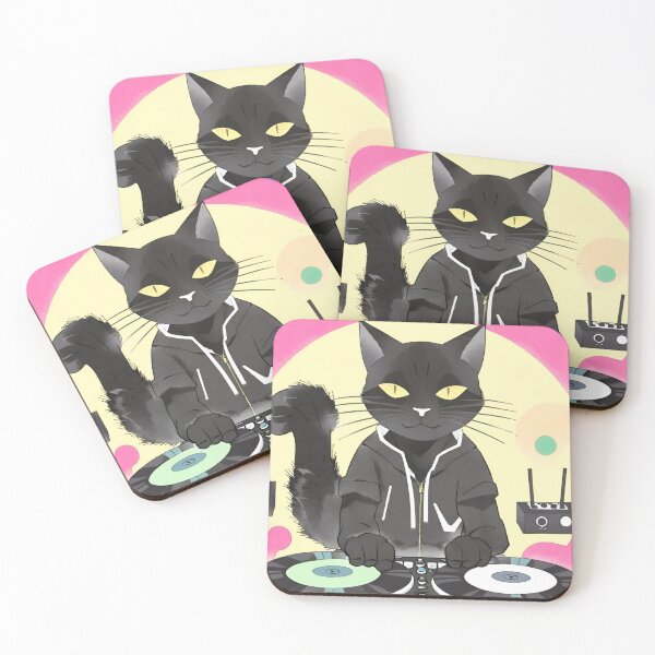 Item preview, Black Cat DJ designed and sold by ZippyAke.