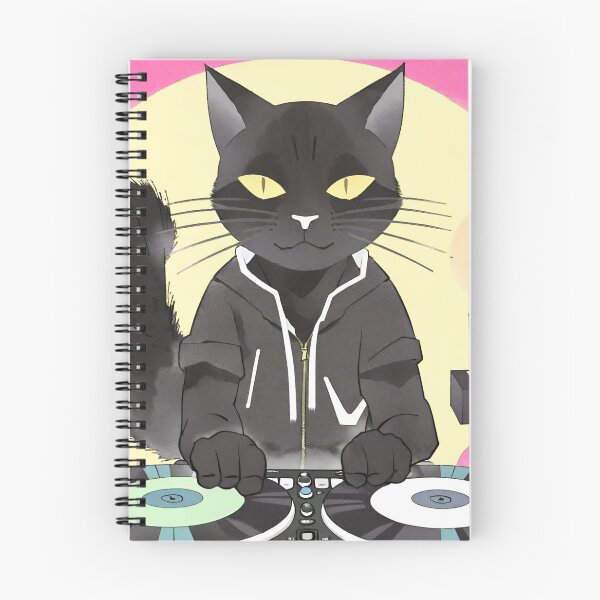 Item preview, Black Cat DJ designed and sold by ZippyAke.