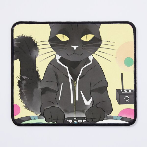 Item preview, Black Cat DJ designed and sold by ZippyAke.
