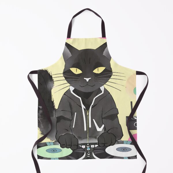 Item preview, Black Cat DJ designed and sold by ZippyAke.