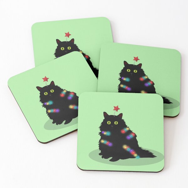 Item preview, christmas feline designed and sold by leon97arts.