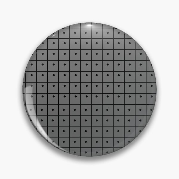 Item preview, A gray design containing squares with small black dots in the middle. designed and sold by fatifleur-art.