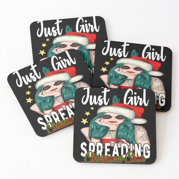 Item preview, Just a girl spreading Christmas cheer designed and sold by momoworlddesign.