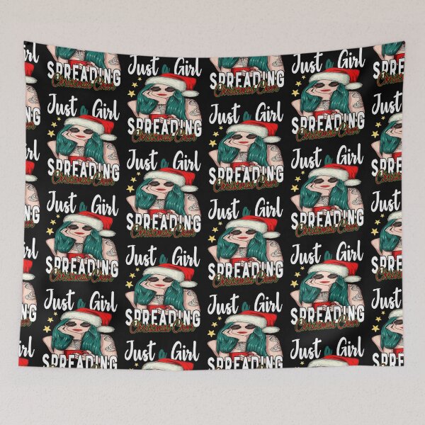 Item preview, Just a girl spreading Christmas cheer designed and sold by momoworlddesign.