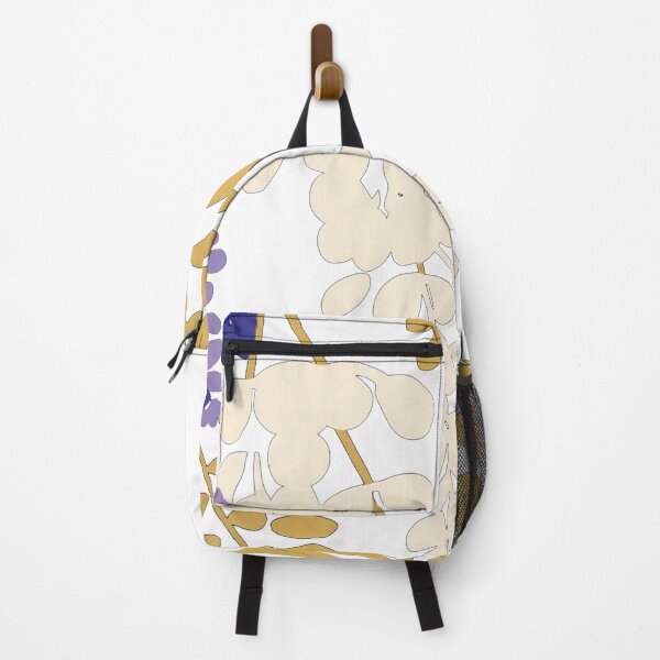 Item preview, Golden Hues & Lavender Dreams: A Botanical Pattern Design - White Background designed and sold by 21 Dragonflies.