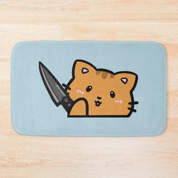 Item preview, Orange Knife Cat designed and sold by PonsuCreations.