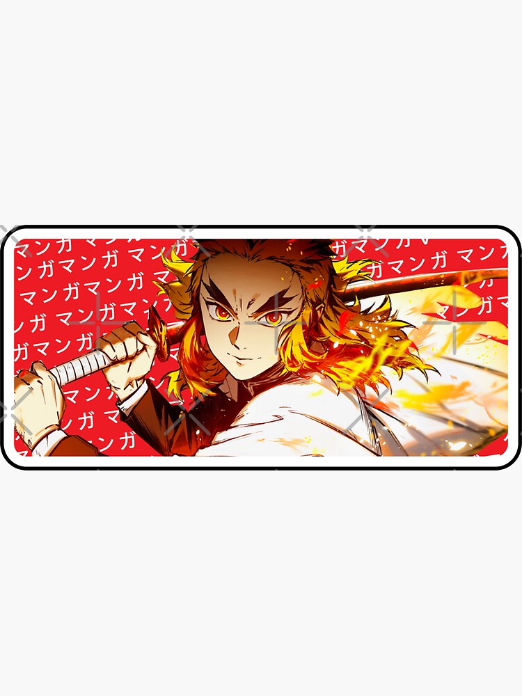 Rengoku Fan art' Sticker | Spreadshirt