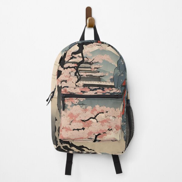 Item preview, Samurai Warrior Under Cherry Blossom Trees designed and sold by XamiDesign.
