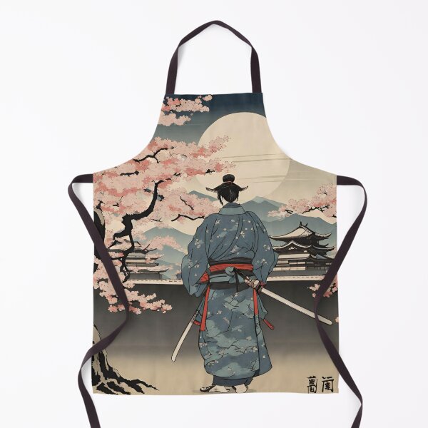 Item preview, Samurai Warrior Under Cherry Blossom Trees designed and sold by XamiDesign.