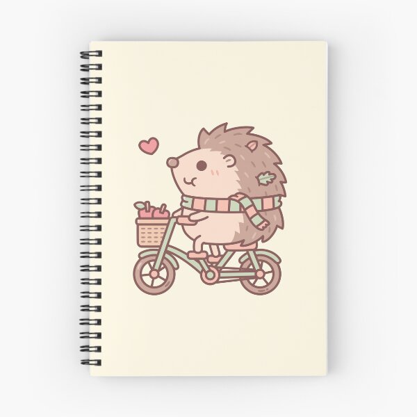 Item preview, Cute Hedgehog Riding On Bicycle designed and sold by rustydoodle.