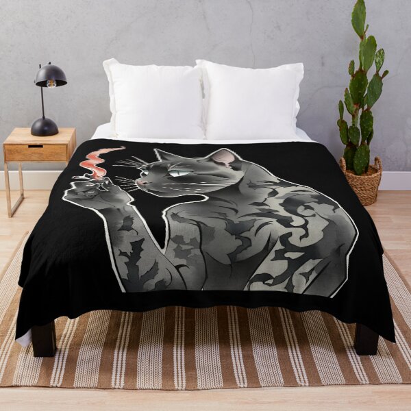 Item preview, Yakusa Black Cat designed and sold by ZippyAke.