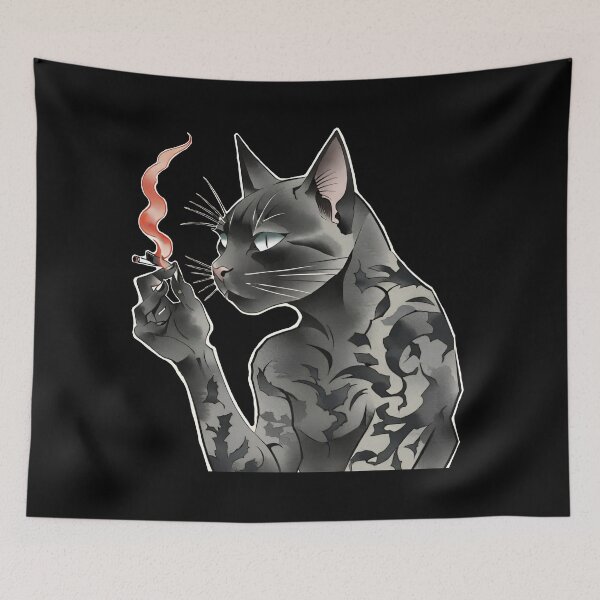 Item preview, Yakusa Black Cat designed and sold by ZippyAke.
