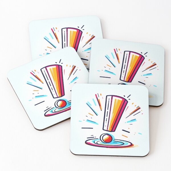 Item preview, colorful exclamation mark designed and sold by growing-mom.