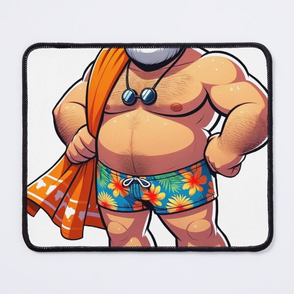 Item preview, Gay bear daddy on the beach designed and sold by norbears.