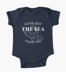 Bitte bewahren Sie die Sea Plastic Free - Seal Baby Body Kurzarm