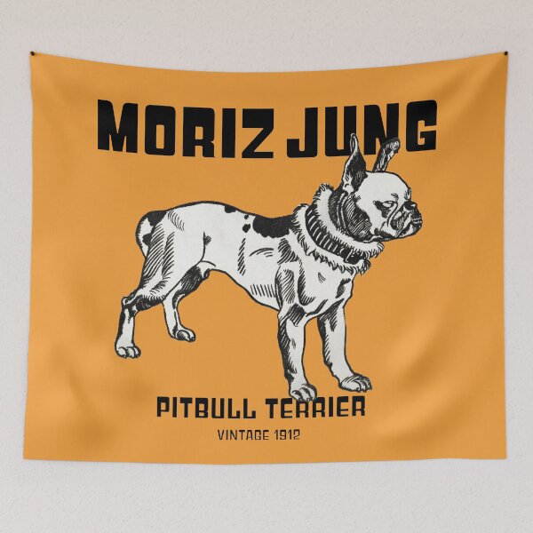 Item preview, Pitbull Terrier (1912) by Moriz Jung  designed and sold by BossyCatHome.