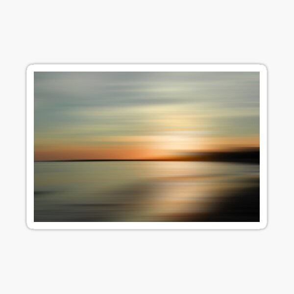 Sunset 3, Broad Beach, Rhosneigr, Anglesey, North Wales Sticker