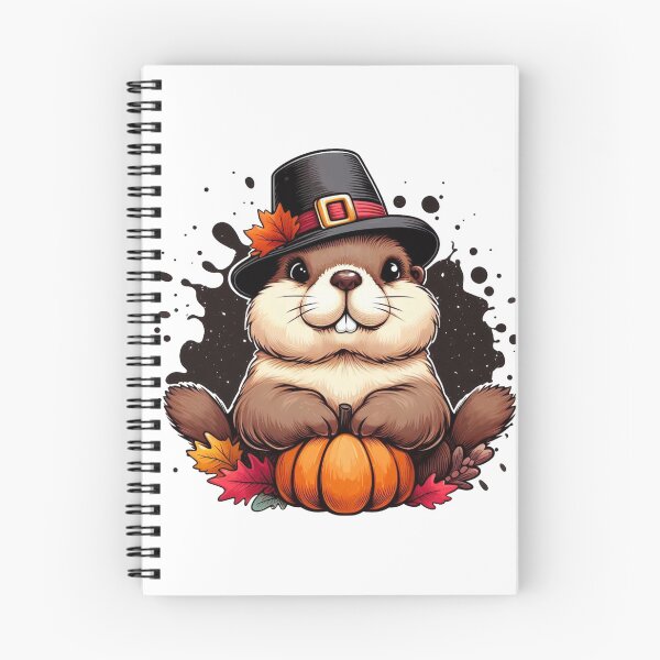 Item preview, thanksgiving marmot designed and sold by Animalia-.